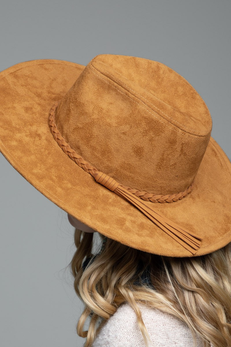 Suede with Tassel Panama Hat