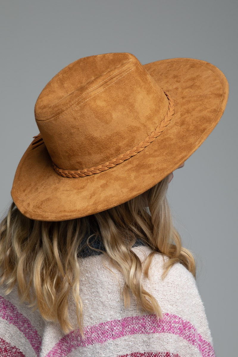 Suede with Tassel Panama Hat