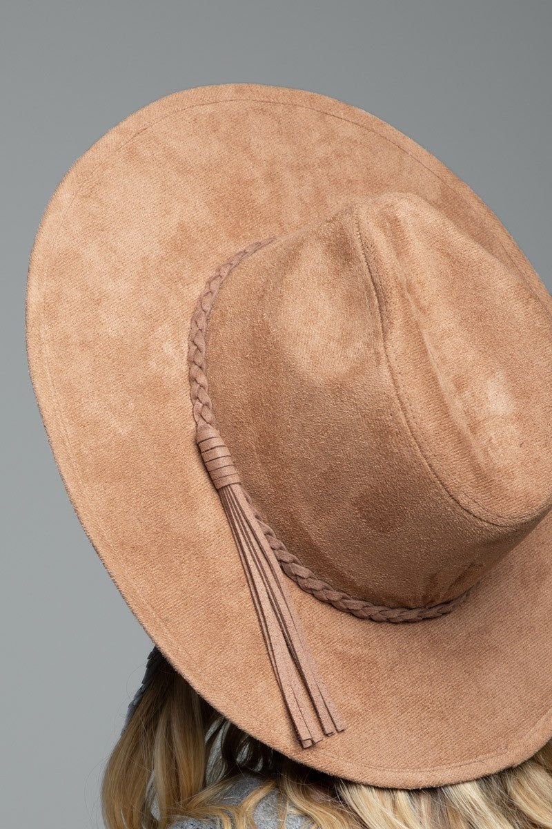 Suede with Tassel Panama Hat