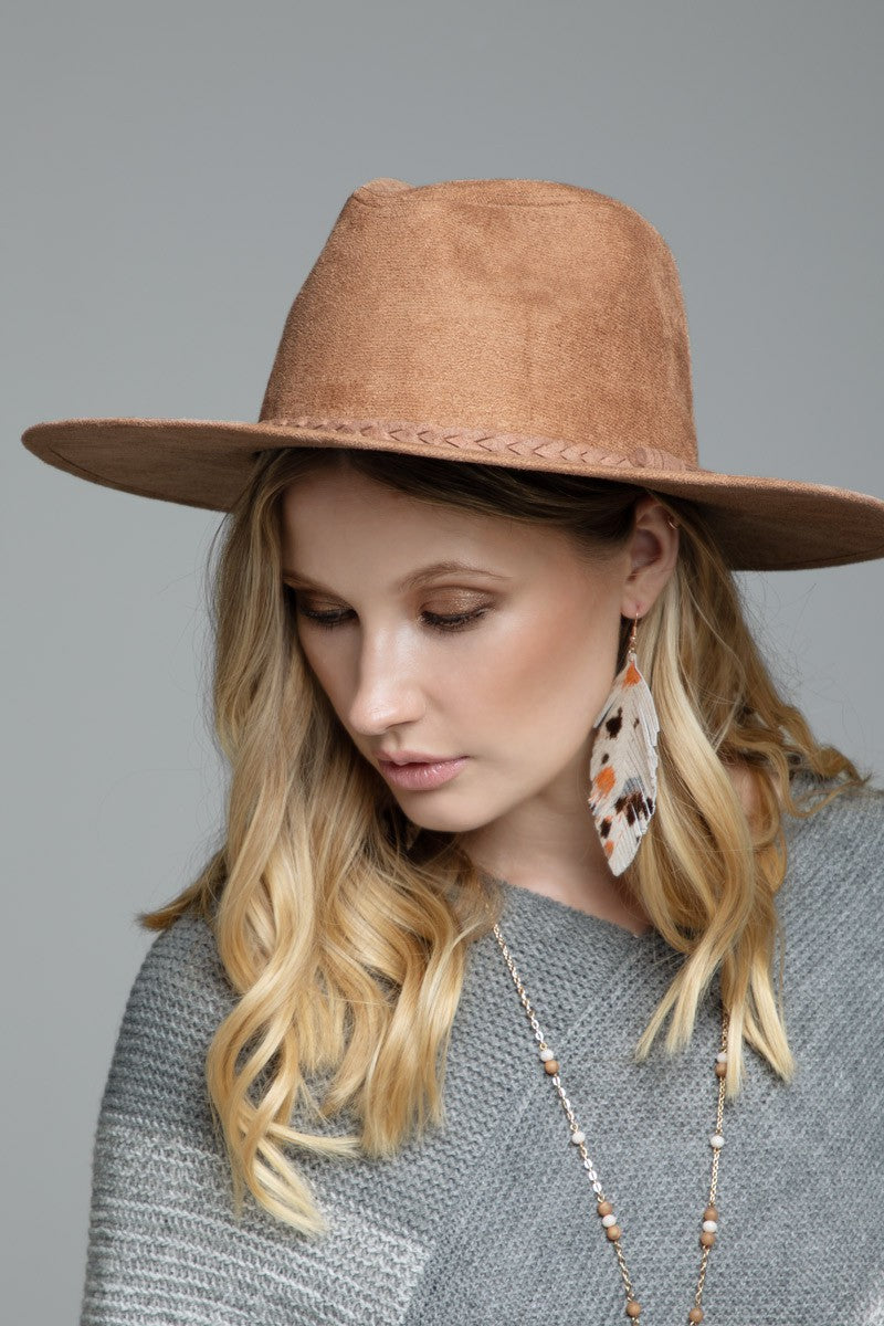 Suede with Tassel Panama Hat