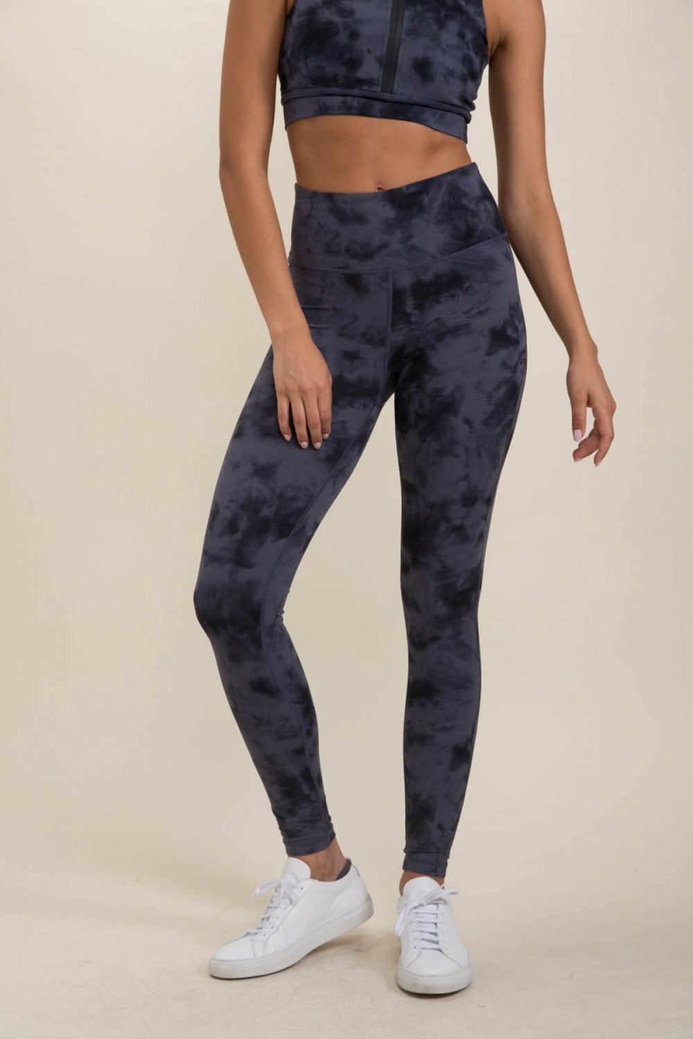 tie dye high waist leggings