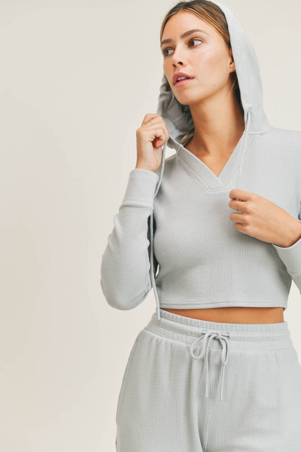 Sunday Mood Cropped hoodie